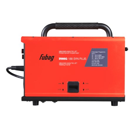 FUBAG Сварочный полуавтомат IRMIG 188 SYN PLUS + Горелка FB 250 3m + Маска сварщика Хамелеон IR 9-13N S  + Сварочные краги на подкладке красные FWGN 10R в ПОДАРОК в Кирове фото