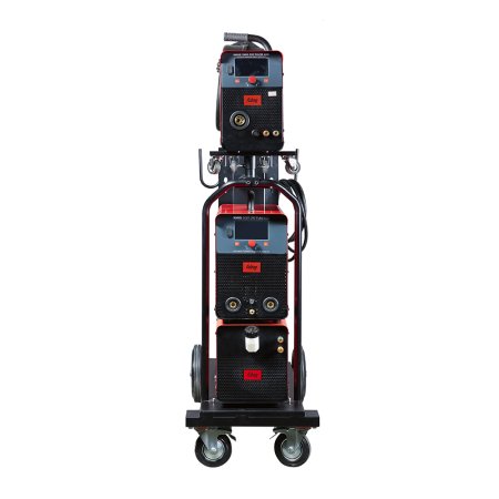 FUBAG Сварочный полуавтомат XMIG 500T DW PULSE + Подающий механизм DRIVE XMIG DW PULSE  + Горелка FB 550W 3m + Блок жидкостного охлаждения Cool XMIG + Шланг-пакет 5 метров 95мм2 14 pol с жидкостным охлаждением + Тележка  в Кирове фото