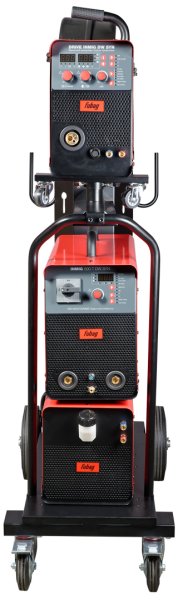 Сварочный полуавтомат INMIG 500T DW SYN + Подающий механизм DRIVE INMIG DW SYN + Шланг-пакет 5 м + Горелка FB 500 3 м + Блок жидкостного охлаждения + Тележка в Кирове фото