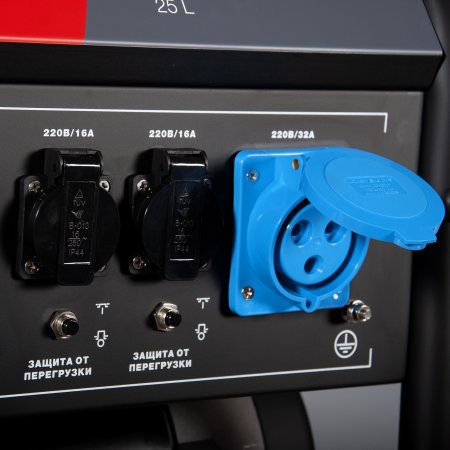 Бензиновый генератор с электростартером и коннектором автоматики FUBAG BS 7500 A ES в Кирове фото