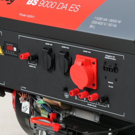 Бензиновый генератор FUBAG BS 9000 DA ES (трехфазный) с электростартером и коннектором автоматики в Кирове фото