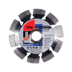 Алмазный отрезной диск FUBAG Universal Extra D125 мм/ 22.2 мм в Кирове фото