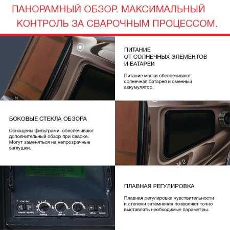  Маска сварщика Хамелеон с регулирующимся фильтром FUBAG IQ 5-13N M 2 в Кирове фото