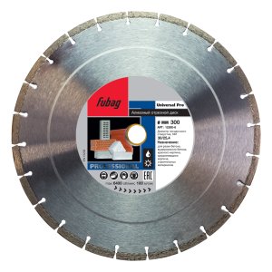 Алмазный отрезной диск FUBAG Универсальный Про (Universal Pro) D300 мм / 30 - 25,4 мм в Кирове фото