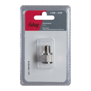 FUBAG Переходник 1/4 дюйма M на 3/8 дюйма F, блистер 1 шт в Кирове фото