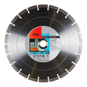Алмазный отрезной диск FUBAG Бетон Экстра (Beton Extra) D300 мм / 25,4 мм по бетону в Кирове фото