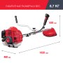 FUBAG Бензиновый триммер FPT 52 + Триммерная леска сечение витой квадрат L 130 м * 2.4 мм в ПОДАРОК в Кирове фото