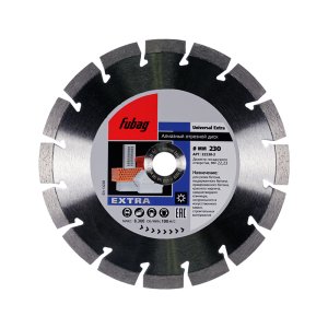 Алмазный отрезной диск FUBAG Universal Extra_ диам. 230/22.2 в Кирове фото