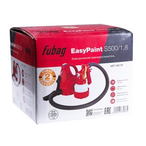 FUBAG Электрический краскораспылитель EasyPaint S500/1.8 с верхним бачком в Кирове фото