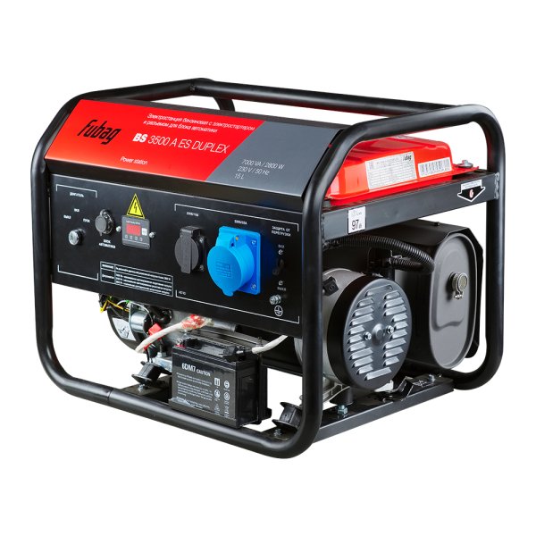 Бензиновый генератор FUBAG BS 3500 A ES DUPLEX в Кирове фото